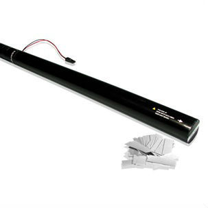 silver confetti cannon confetti shooter