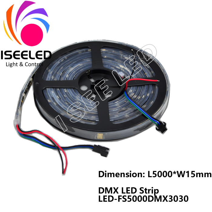 DMX CONTROL AUTO მისამართი LED მოქნილი ზოლები