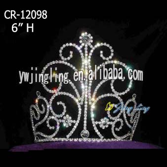 6" Custom beauty Queen Crown For Girl