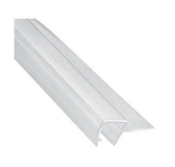 F-shaped Glass Shower Door Side Seal