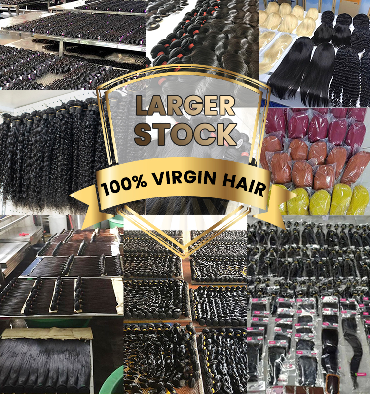 Wholesale Virgin Hair Vendors Cuticle Aligned Raw Hair straight hair Lace Frontal Wig.