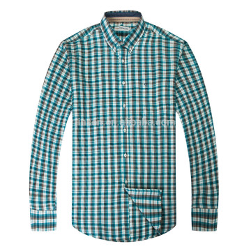 Mens Oxford Yarn Dyed Check/Gingham/Plaid Casual Shirts