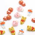 Neueste Kawaii Multi Shape Cartoon Tiere Mini Cabochon DIY Spielzeug Dekor Perlen Charms Handmade Craftwork Perlen Schleim