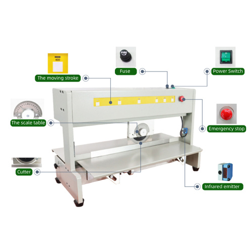 Machine de découpe de PCB de séparateur de PCB de haute qualité en V de haute qualité