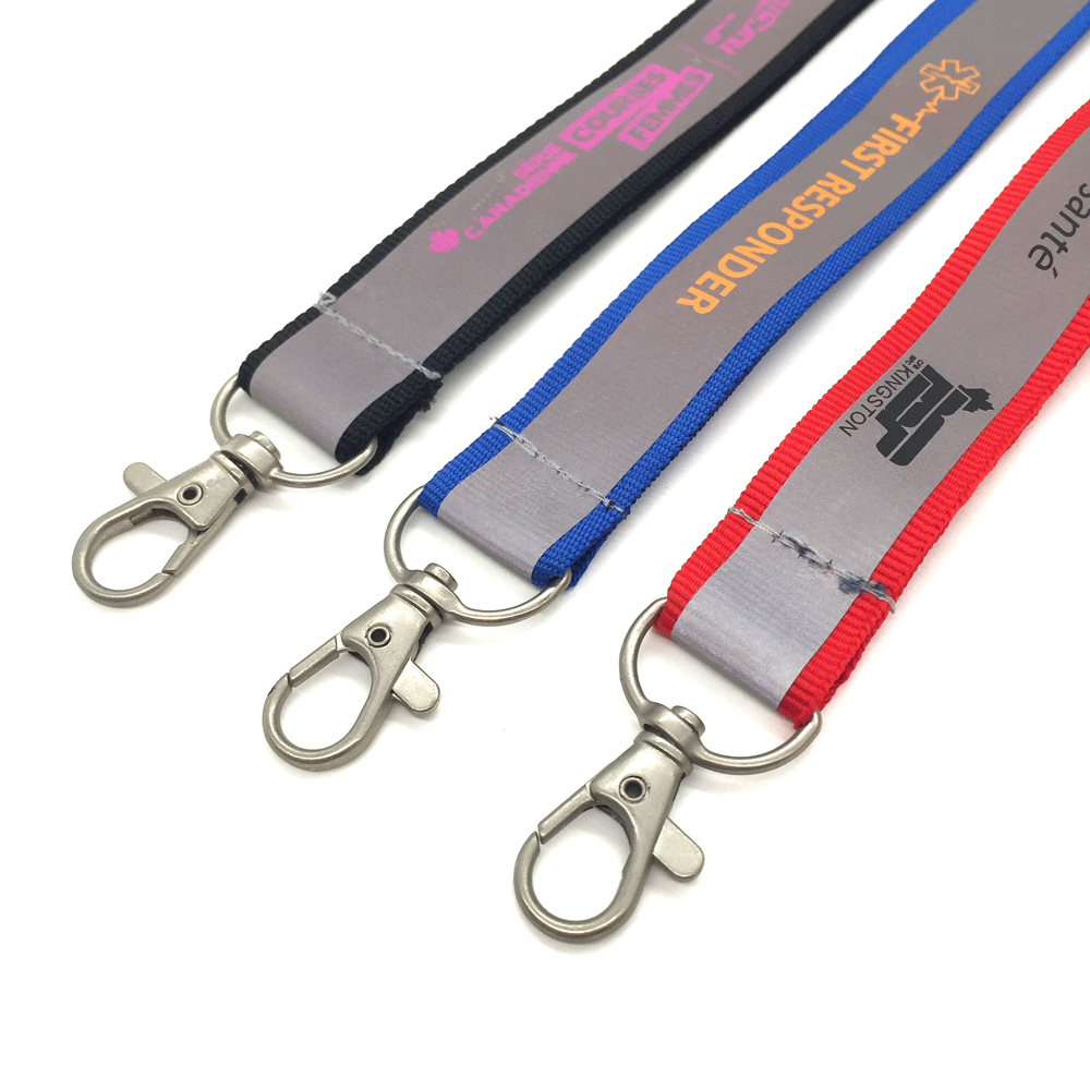 Silk-Screen Reflective Lanyards