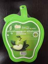 apple shape cutting board ,chopping block,fruit PP cutting board