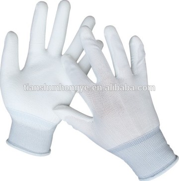 13G Water Based Polyester Liner PU Gloves