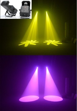 high power stage dj/disco lighting rotating gobo 60w led scanner