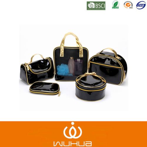 High-quality promotional PU leather cosmetic bag for cosmetics packing