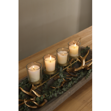 Candle Holder White Pillar Candle Holders For Wedding Decoration Factory