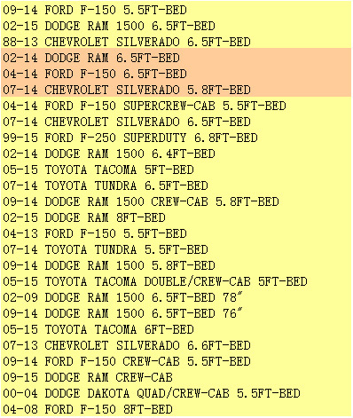 hard folding trunk cover car parts for offroad car accessories