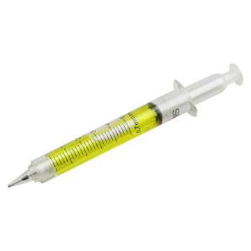 Custom Logo Plastic Injection Syringe Pen - Wholesale Novelty Mechanical Pencil