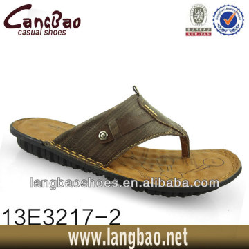 Men leather flip flop sandal,2014 flip flop, new style flip flop