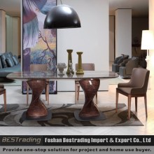 modern design granite dining table home use furniture