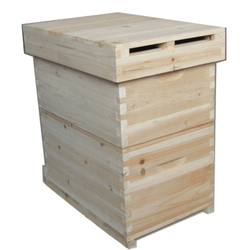 High quality fir pine wood bee hive for beekeeping honey bee house