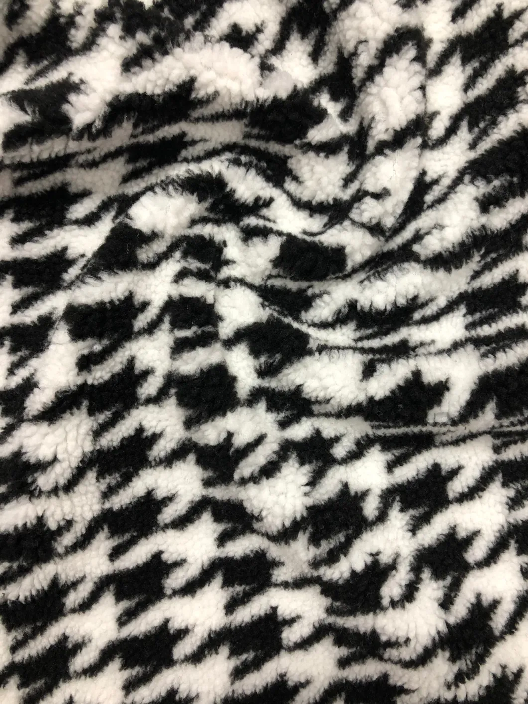 100%Polyester Lambswool Jacquard Knitted Fabric (Berber Fleece)