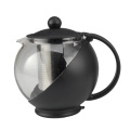 Household Black Frame Glass Tea Pot