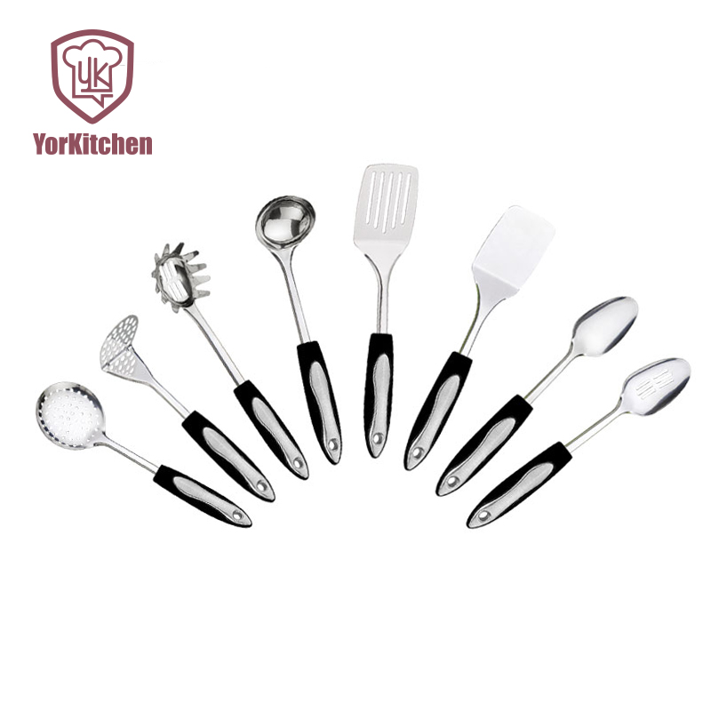 Stainless steel kitchen tools stainless steel kitchenware set can be freely combined set