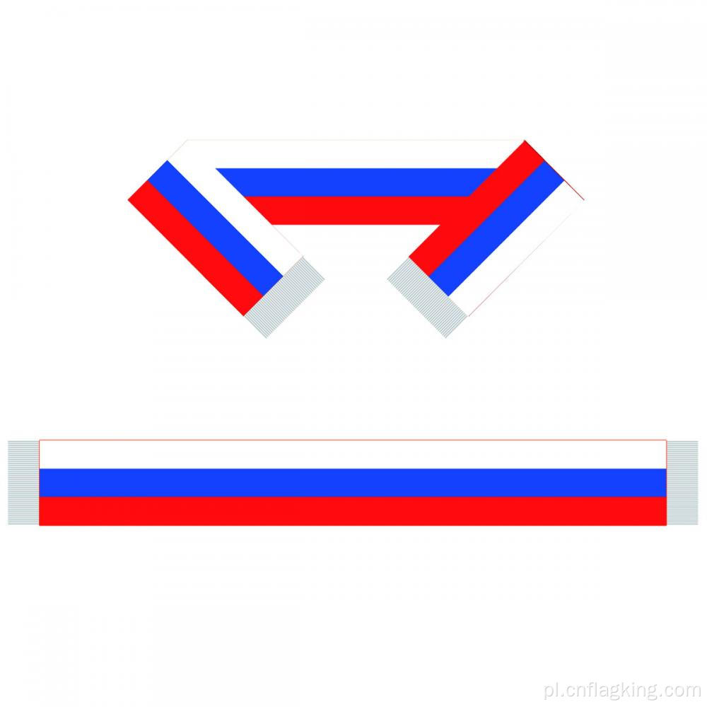 Rosja szalik flaga drużyny piłkarskiej szalik piłka nożna
