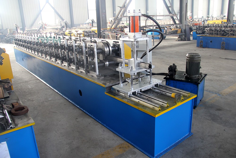 70*90mm Supermarket rack gondola shelf roll forming machine production line