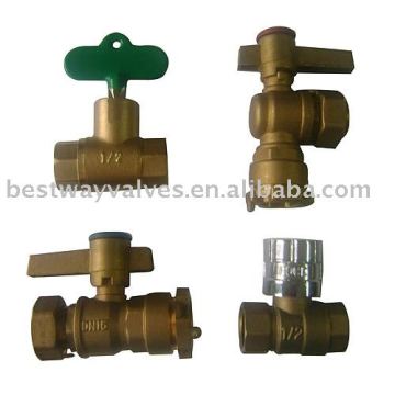 water meter lockable water valve