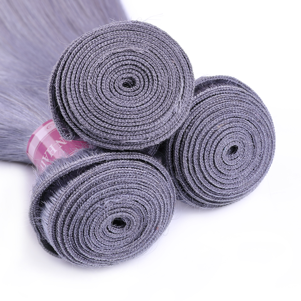 Remy Brazilian Hair WEAVING Machine Grey 10a Grade Human Hair Malaysian 100% Unprocessed Virgin Human Hair 1 Piece 6A 7A 8A 9A