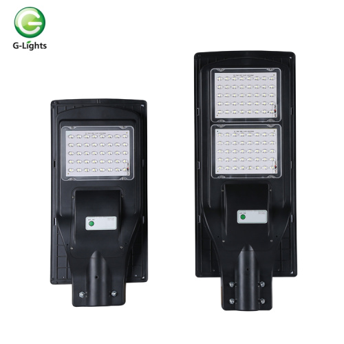 Luz de calle solar integrada del sensor inteligente ip65 80w