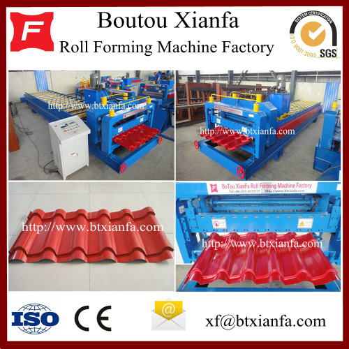 Galvanized Iron Roofing Sheets Tile Making Machine