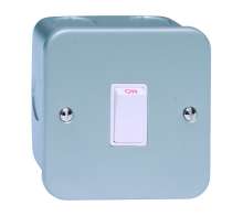 20A Double Pole Switch Metal Clad