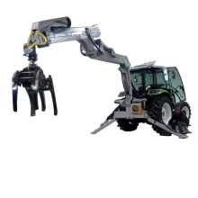Forestry Tractor Linkage Wood Grapple Machine