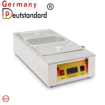 Commercial 3 tanks chocolate melting machine