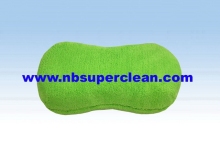 Microfiber Soft Coral Fleece Car cleaning sponge wash sponge