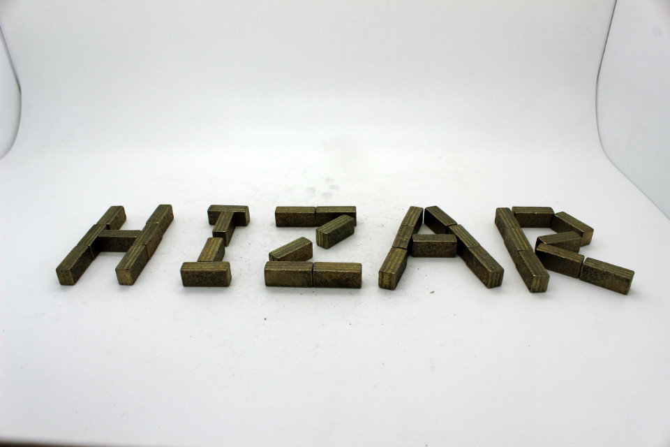 Hizar HSM Diamond Segment Marble Segment India Price List Cutting Diamond Granite Segment for Granite Cutting