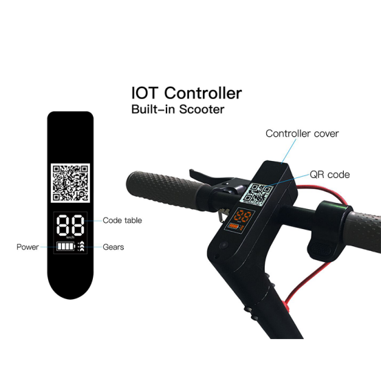 Backend management system with APP Scan QR Code unlock GPS wireless Sharing e scooter solution