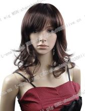 BROWN FANCY PARTY WIG BEAUTY GIRL HAIR WIG WA273