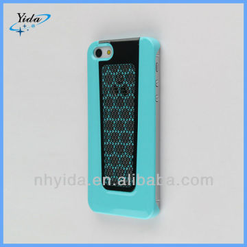Sky Blue Hard Metal Armor Case For iPhone 5G 5S