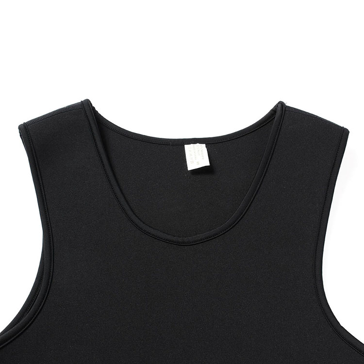 OEM Black Large Size Mens Neoprene Workout Waist Trainer Vest
