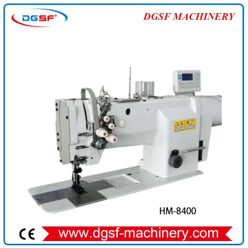 Automatic Double Needle Car Seat Stitching Walking Foot Flat Bed Sewing Machine HM-8400