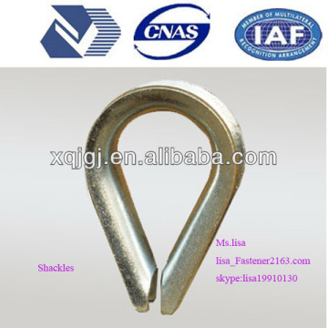 Galvanized Eyelet Thimble / Heavy Duty Thimble / Wire Thimble / Wire Rope Thimble