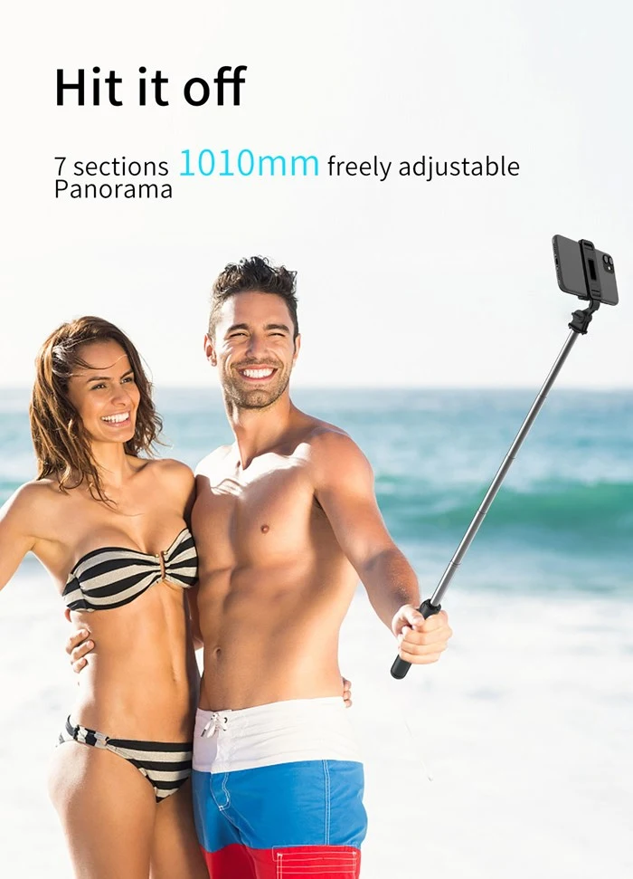 Wireless Remote Button Mobile Tripods Stand Stick Selfie Bluetooth