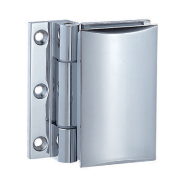 Zinc Curved Wall to Glass Hinge