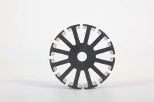 The iron core of the air-cooled motor