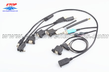Molded USB cable WIRING