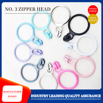 Nylon ring zipper head