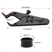 CNC Motorcycle Cruise Control Throttle Lock Assist Retainer Universal Aluminum