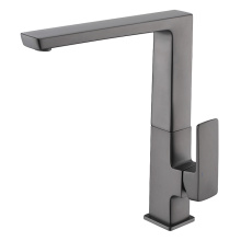 China Black Nickel Single Hole Single Lever Kitchen Faucet Factory