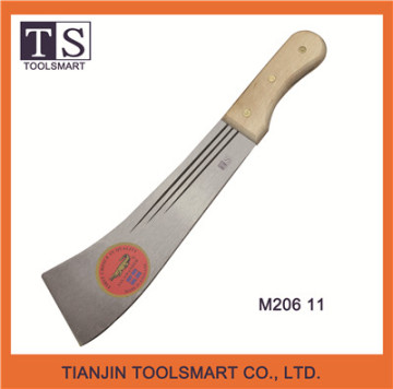 Fully polished handmade machete or matchet with strong handle