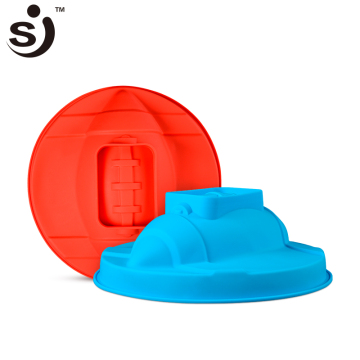new design large size silicon cake mold rugby design silicon cake mould