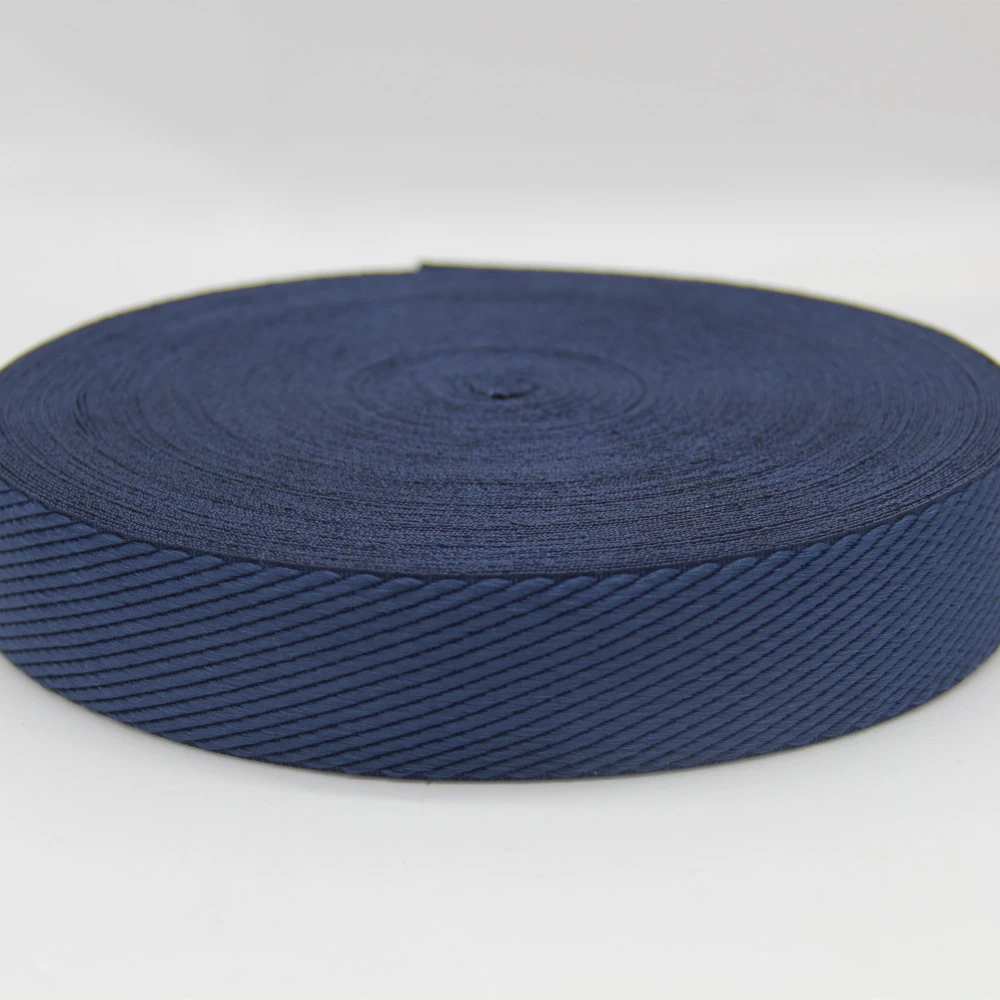 Hot Sale Dark Blue Polyester / Nylon Webbing / Ribbon / Strap / Tape for Bags