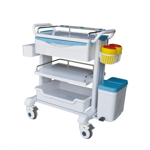 Streamline design medical emergency treatment trolley